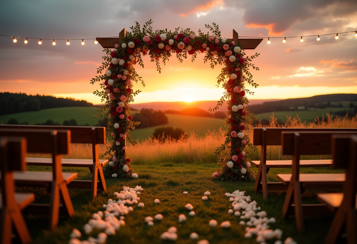 mariage champêtre : métamorphoser un lieu simple en un cadre idyllique - champêtre  mariage